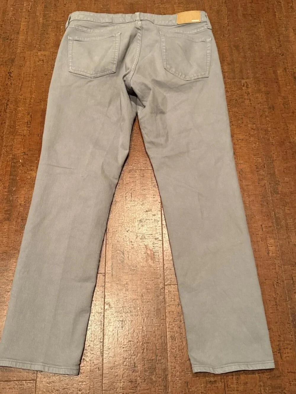 Bonobos Men’s 35X32 Gray Slim Fit Straight Jeans Stretch Denim